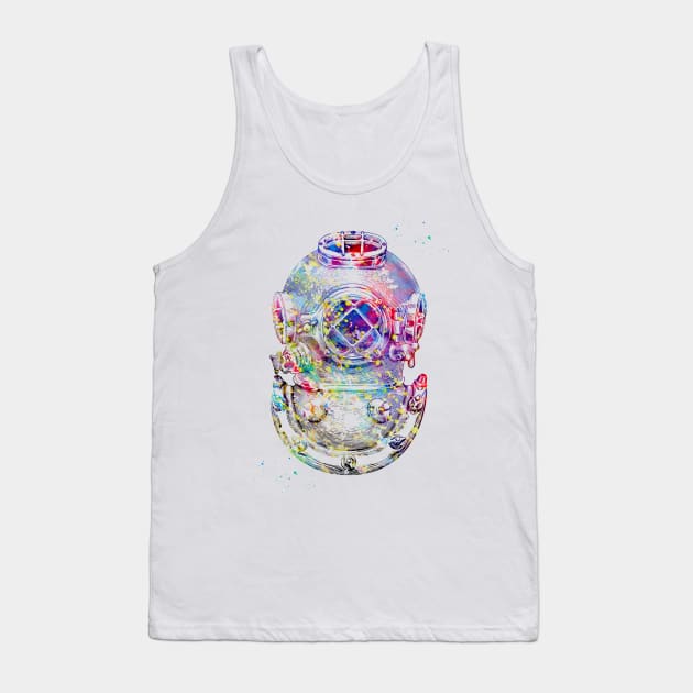 Diving helmet Tank Top by erzebeth